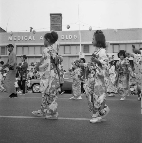 Nisei Week parade, Los Angeles, 1964