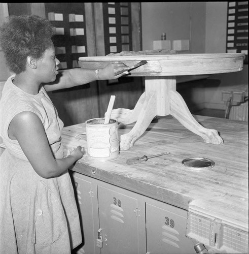 Woodcraft class, Los Angeles, 1966