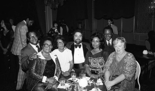 Testimonial to pioneer black historical achievement dinner at the Beverly Hilton, Los Angeles, 1981