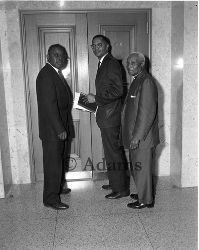 Three men, Los Angeles, 1965