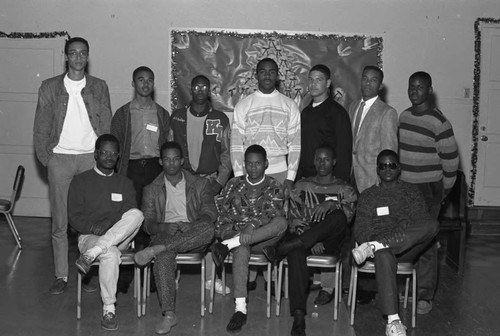 Angel City Links Achievers for 1988 posing together at the 7th annual Achievers Night, Los Angeles. 1987