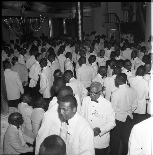 Group of men at an event, Los Angeles
