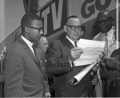 Gov. Brown in Watts, Los Angeles, 1961