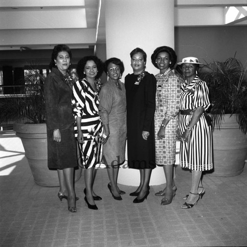 Six women, Los Angeles, 1984