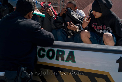 Gang members, Juárez, 2008