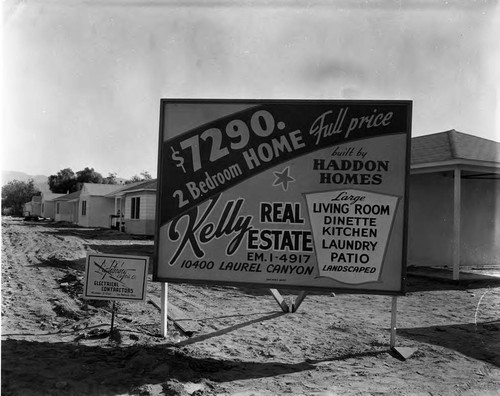 Sign, Los Angeles, 1948