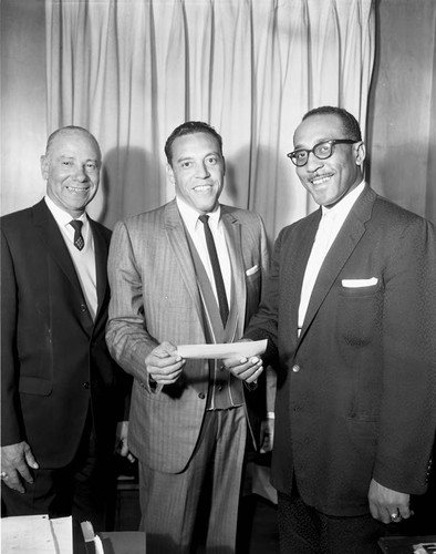 Reverend H.H. Brookins at a presentation, Los Angeles, 1961