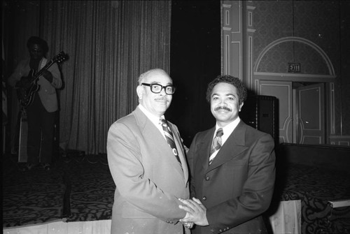 Mervyn Dymally and Curtis Tucker, Sr., Los Angeles, 1974