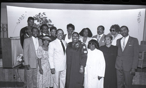 Chapel of King Church event group portrait, Los Angeles, 1987
