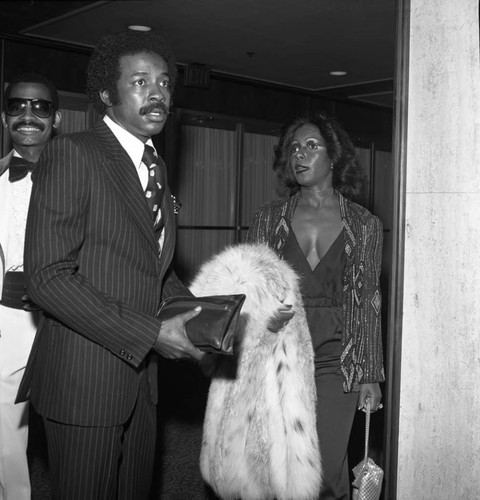 Don Mitchell and Judy Pace attending the NAACP Image Awards, Los Angeles, 1978