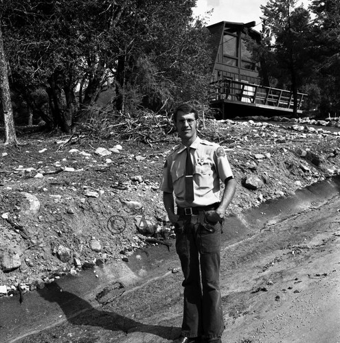 Officer at Pine Mountain, Los Angeles, 1973