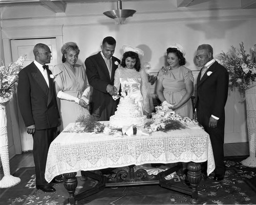 Patterson Wedding, Los Angeles, 1948