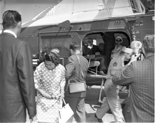 King and Queen of Afghanistan, Los Angeles, 1963