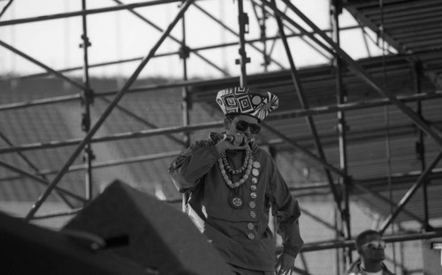 Shock G. performing at the Budweiser Superfest, Los Angeles, 1991