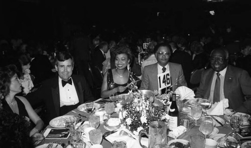 Dinner honoring Governor Deukmejian and Mrs. Deukmejian, Los Angeles, 1985