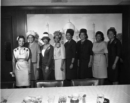 Group of women, Los Angeles, 1962