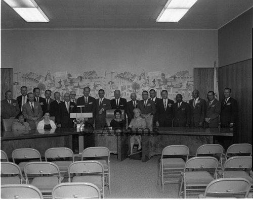 Group portrait, Los Angeles, 1962