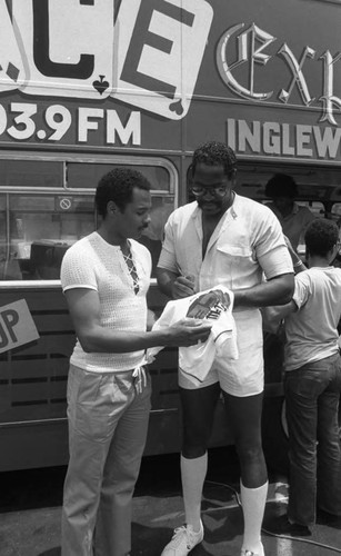 M+M B.A.R.A.C. (Black American Response To The African Crisis) Promotion, Los Angeles, 1985