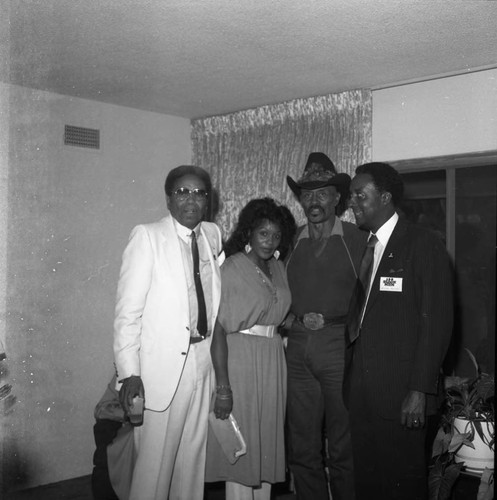 Woody Strode at Event, Los Angeles, 1982