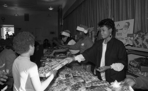 Brotherhood Crusade, Christmas gifting event, Los Angeles, 1986