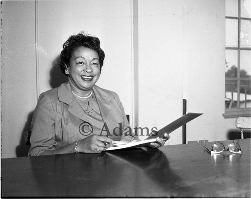 Portrait of woman, Los Angeles, ca. 1965