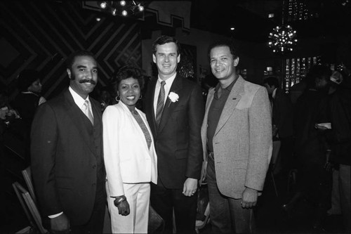 Men and Women at Radio-Thon, Los Angeles, 1984