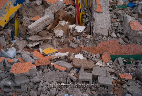 Building debris, Juárez, 2007