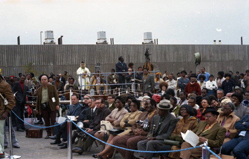 Hospital dedication, Los Angeles, 1972