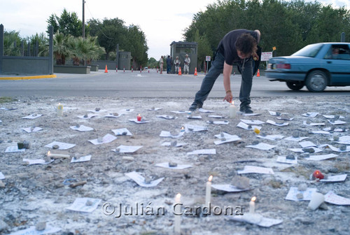 Anti-violence protest, Juárez, 2008