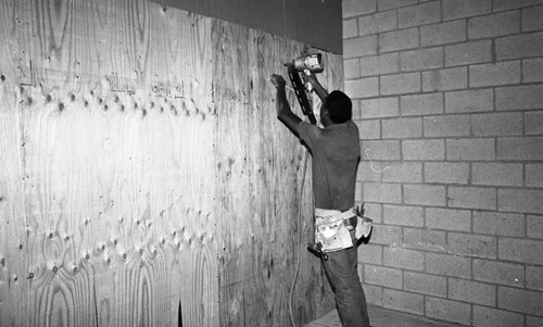 Construction site, Los Angeles, 1990