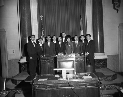 Council meeting, Los Angeles, 1963