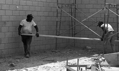 Construction site, Los Angeles, 1990