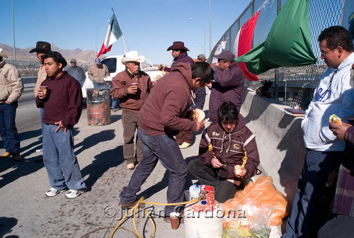 Anti NAFTA Protest, Juárez, 2008