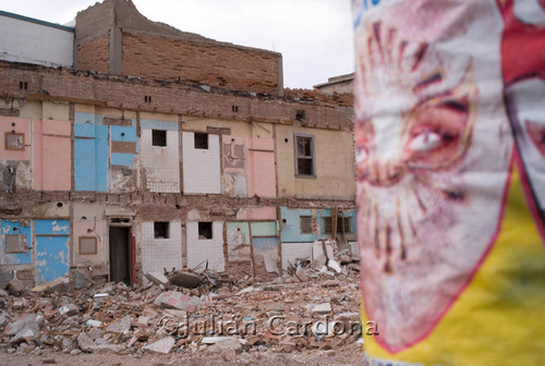 Wall of Demolished Building, Juárez, 2007