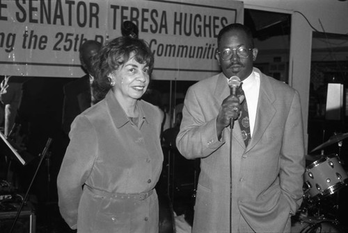 Teresa Hughes and Mark Ridley-Thomas, Los Angeles. 1996