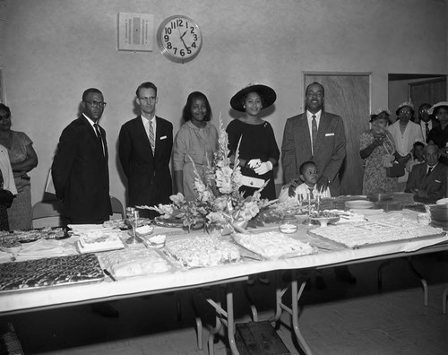 Reverend Doggett and family, Los Angeles, 1958