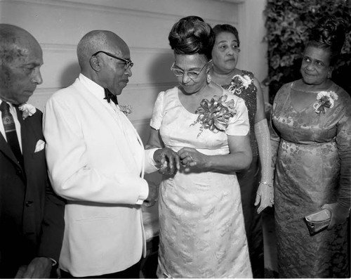 Mr. and Mrs. Yarbrough's golden anniversary, Los Angeles, 1966