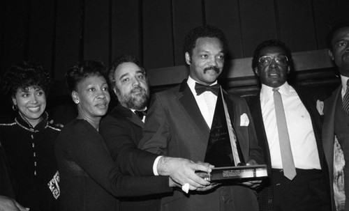 Award ceremony, Los Angeles, 1983