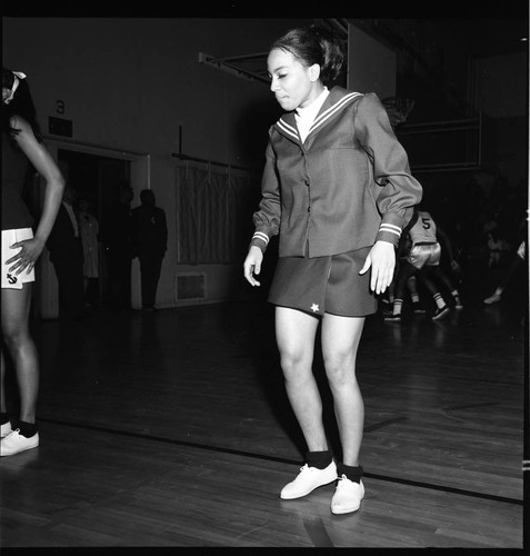 Basketball game, Los Angeles, 1967