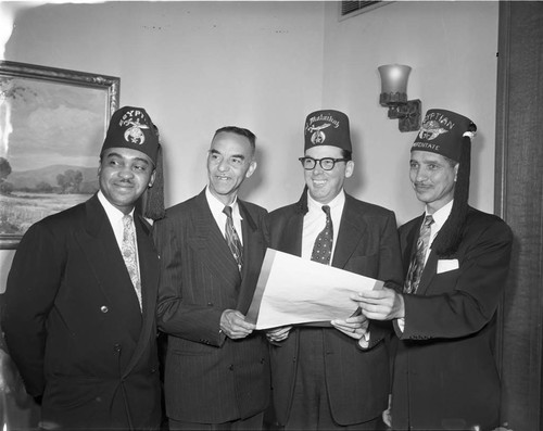 Poulson and Shriners, Los Angeles, ca. 1948