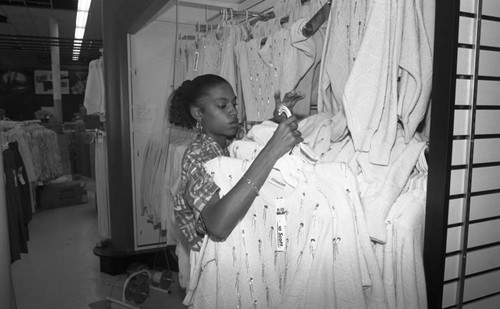 Store opening, Los Angeles, 1990