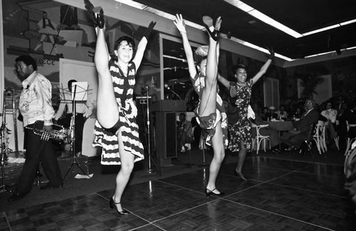 Black American Cinema event dancers performing, Los Angeles