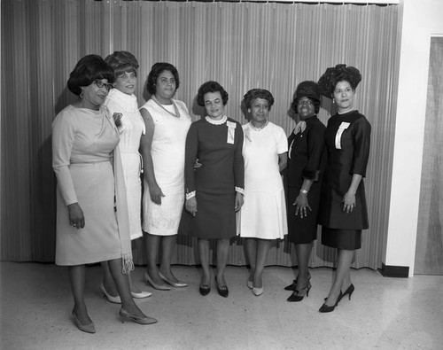 Women at Bradley Campaign Event, Los Angeles, 1967