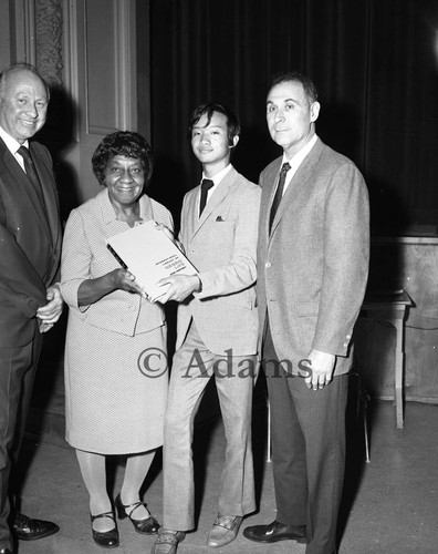 Presentation of Negro Life Manuscript, Los Angeles, 1970