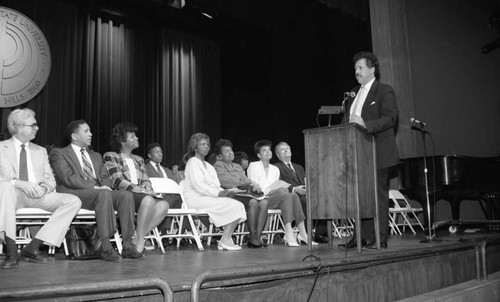 Man Making Speech, Los Angeles, 1991