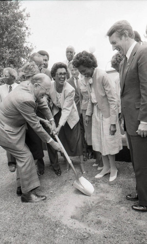 California African American Museum ground breaking ceremony, Los Angeles, 1983