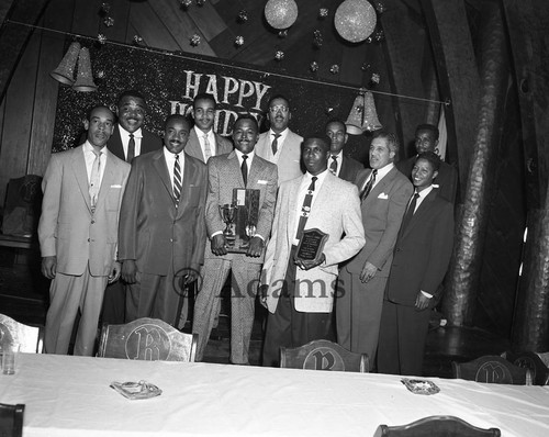 Group of men, Los Angeles, 1956