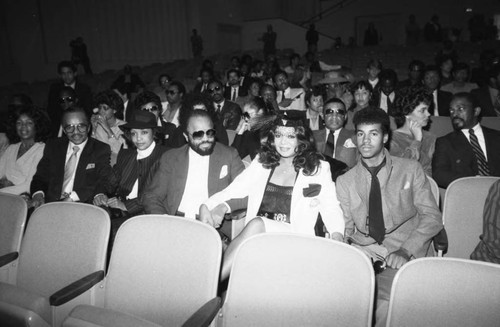 Marvin Gaye's Funeral Service, Los Angeles, 1984