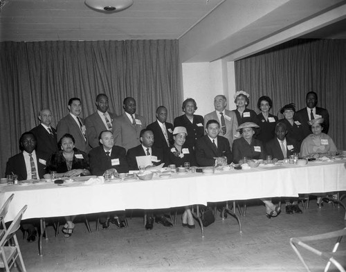 Head table at luncheon, Los Angeles