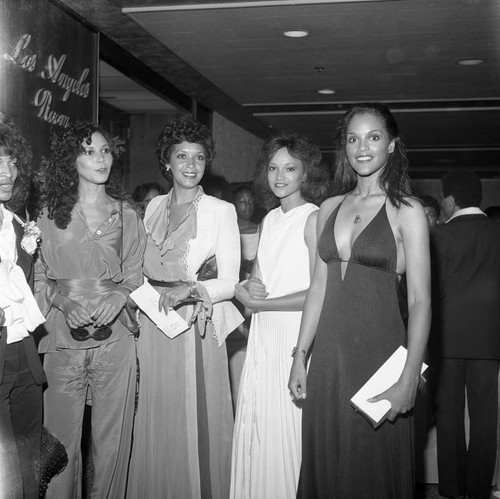 Jayne Kennedy and others attending the NAACP Image Awards, Los Angeles, 1978